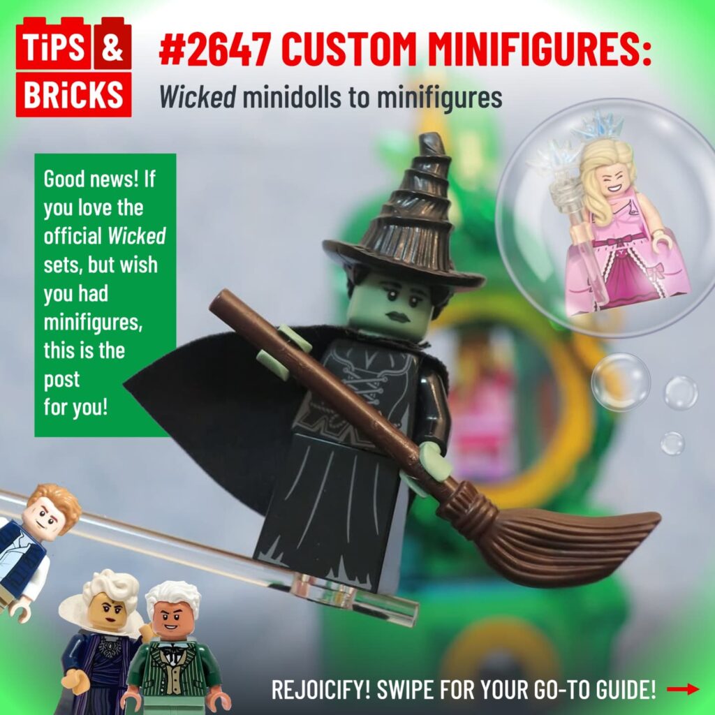 CUSTOM MINIFIGURES: Wicked minidolls to minifigures