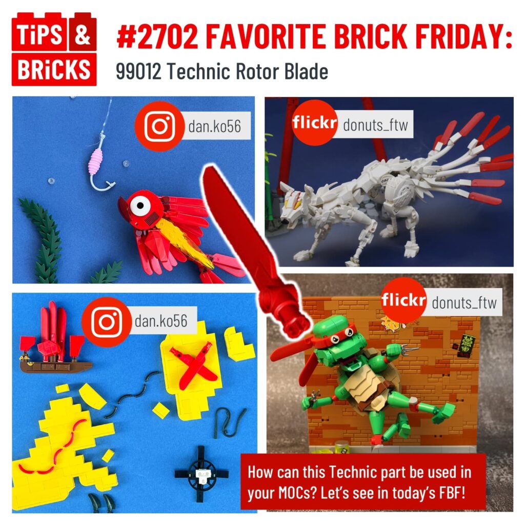 FAVORITE BRICK FRIDAY: 99012 Technic Rotor Blade