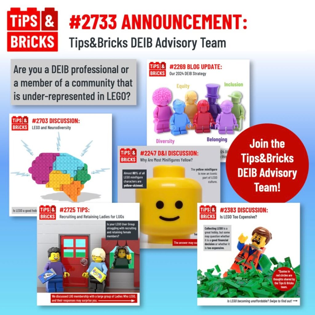 ANNOUNCEMENT: Tips&Bricks DEIB Advisory Team